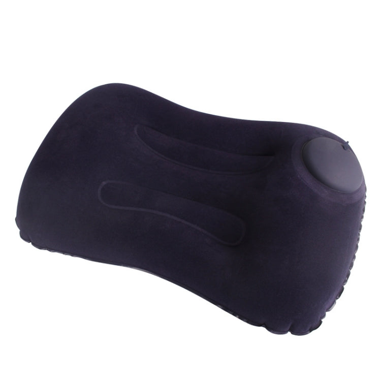 Travel Inflatable Press U-Shaped Neck Guard Pillow, Colour: Flocked U019-04（Navy Blue） - Home & Garden by buy2fix | Online Shopping UK | buy2fix