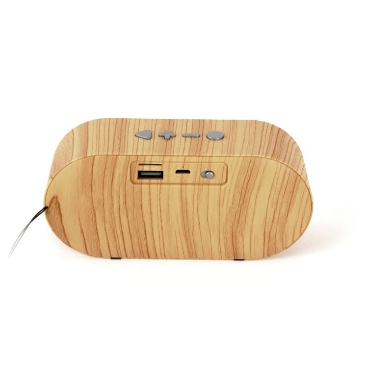 F3 Retro Wood-Grain Mini Bluetooth Speaker Support TF Card(Shallow Grain) - Mini Speaker by buy2fix | Online Shopping UK | buy2fix