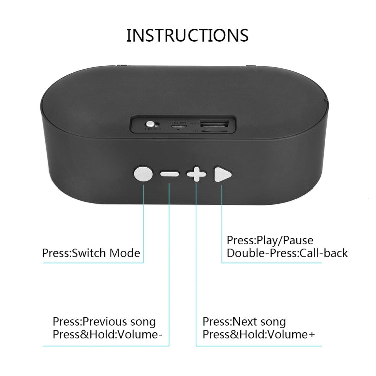 F3 Retro Wood-Grain Mini Bluetooth Speaker Support TF Card(Shallow Grain) - Mini Speaker by buy2fix | Online Shopping UK | buy2fix