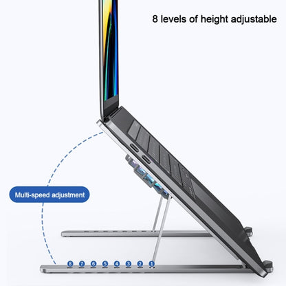 BONERUY P11F Notebook Cooling Bracket Fan Aluminum Alloy Radiator, Colour:  Silver with Type-C Cable - Computer & Networking by BONERUY | Online Shopping UK | buy2fix