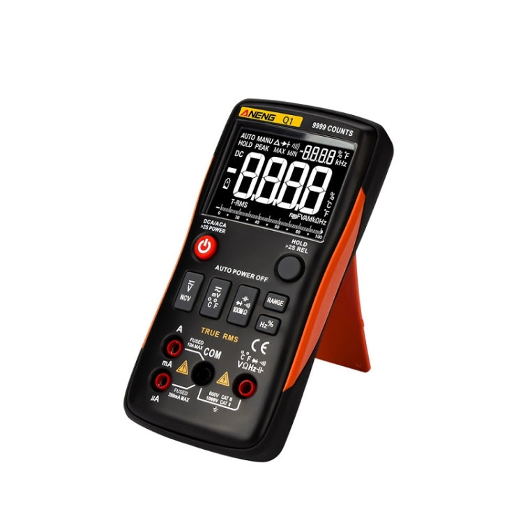 ANENG AN-Q1 Automatic High-Precision Intelligent Digital Multimeter, Specification: Standard(Orange) - Consumer Electronics by ANENG | Online Shopping UK | buy2fix