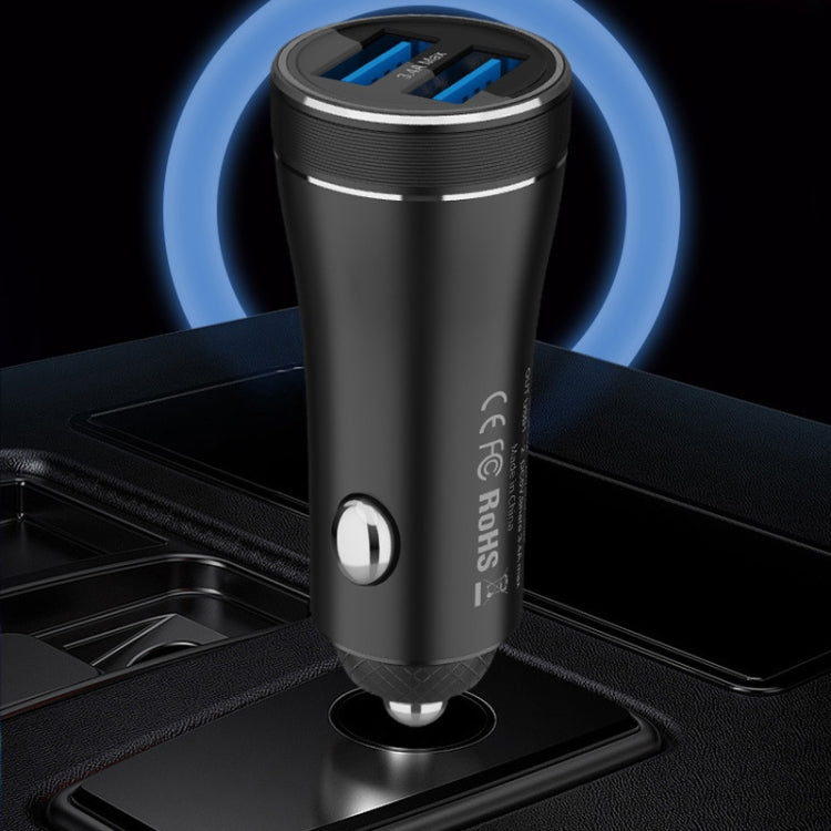 QIAKEY BK928 Dual Ports Fast Charge Car Charger - Car Charger by QIAKEY | Online Shopping UK | buy2fix