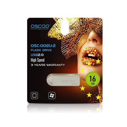 OSCOO 002U-2 USB 2.0 Metal Mini U Disk, Capacity: 8GB - USB Flash Drives by OSCOO | Online Shopping UK | buy2fix