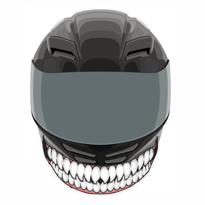 5 PCS J06 Motorcycle Helmet Sticker Large Tongue - In Car by buy2fix | Online Shopping UK | buy2fix