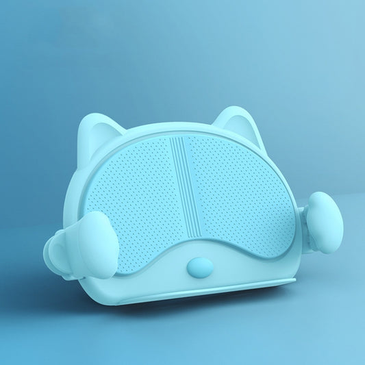 Cat Shape Retractable Tablet Stand(Blue) - Desktop Holder by buy2fix | Online Shopping UK | buy2fix