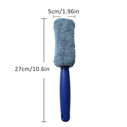 4 PCS  Fiber Long Shank Tire Brush(Grey) - In Car by buy2fix | Online Shopping UK | buy2fix