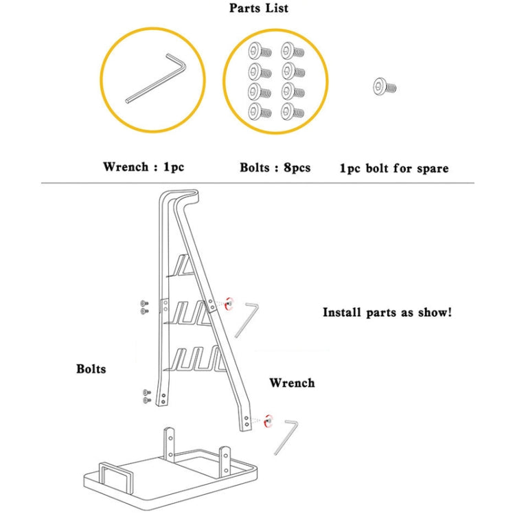 Universal Vacuum Cleaner Floor Non-Punch Storage Bracket For Dyson, Color: B Type  (White) - Consumer Electronics by buy2fix | Online Shopping UK | buy2fix