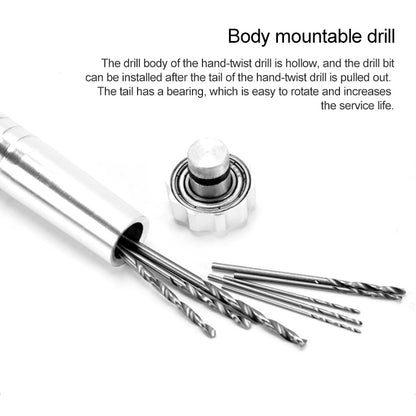 Hand Twist Drill Aluminum Slloy Hand Drill Punch - Drill & Drill Bits by buy2fix | Online Shopping UK | buy2fix