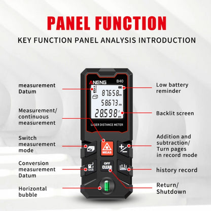 ANENG Handheld Infrared Rangefinder, Model: 80m Precision Version - Consumer Electronics by ANENG | Online Shopping UK | buy2fix