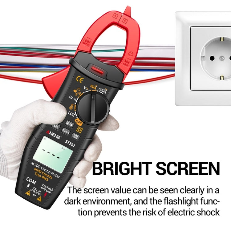 ANENG ST192 600A DC Current Multifunctional AC And DC Clamp Digital Meter - Digital Multimeter by ANENG | Online Shopping UK | buy2fix