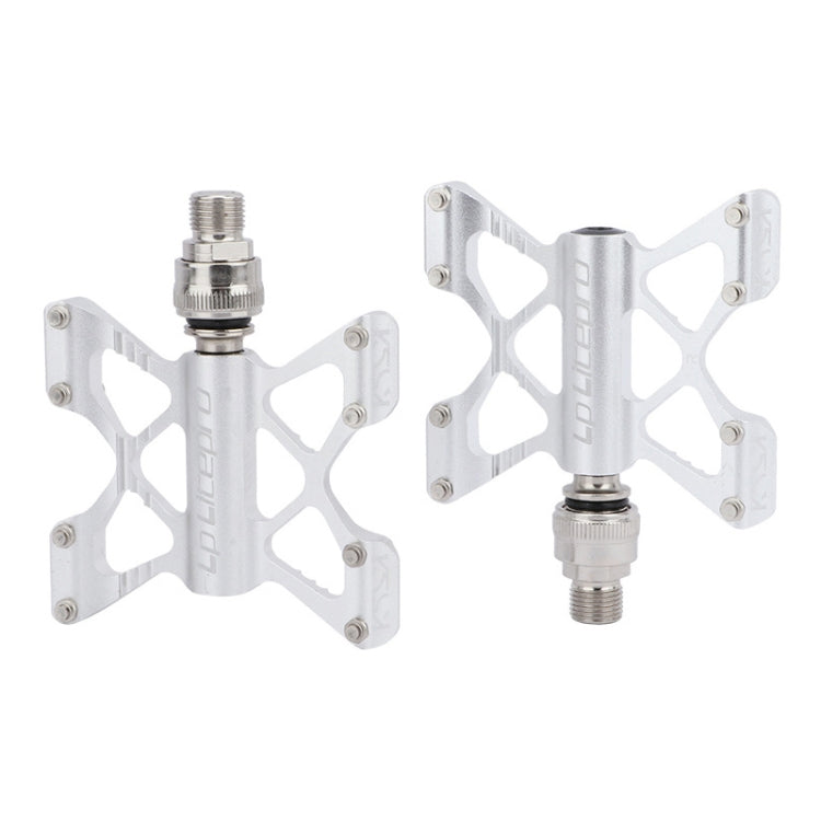 LP LitePro K5 Folding Bkie Aluminum Alloy Bearin Pedals(Silver) - Outdoor & Sports by LP LitePro | Online Shopping UK | buy2fix