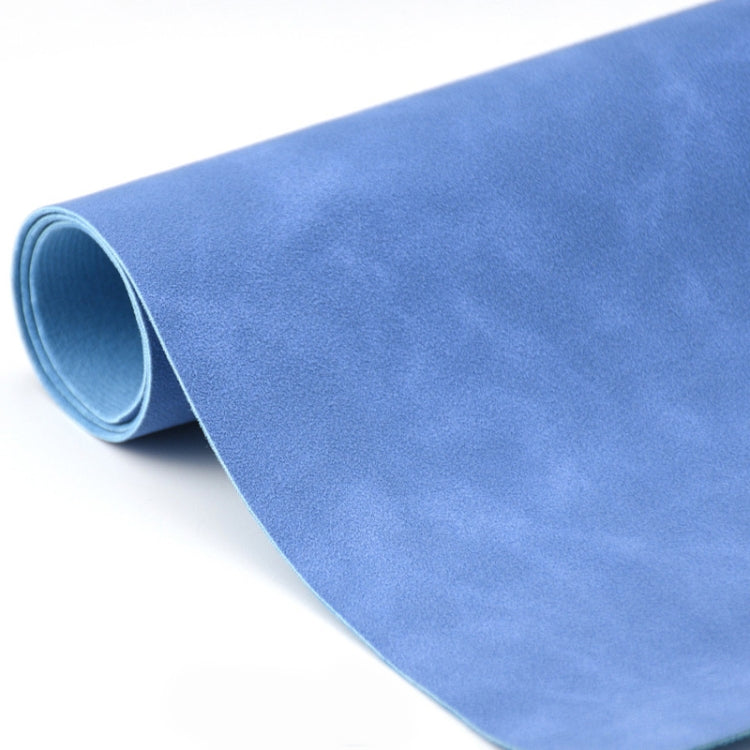 50 X 68cm Thickened Waterproof Non-Reflective Matte Leather Photo Background Cloth(Blue) - Solid Color by buy2fix | Online Shopping UK | buy2fix