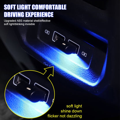 2 PCS Car USB Atmosphere Light LED Decorated Lighting Light(USB Colorful Adjustable) - In Car by buy2fix | Online Shopping UK | buy2fix