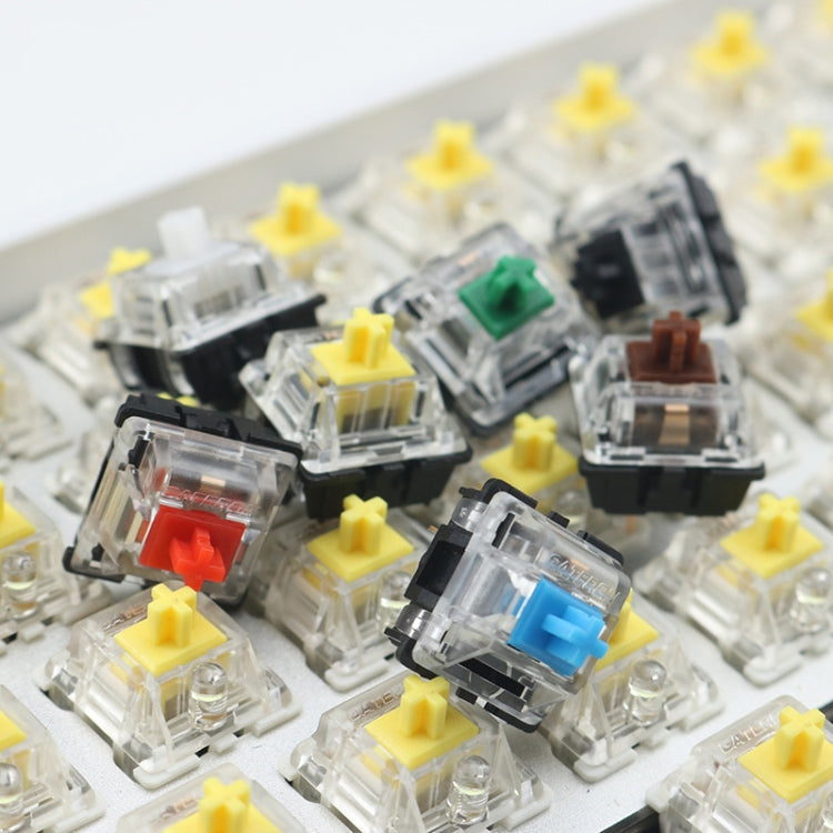 10 PCS Gateron G Shaft Black Bottom Transparent Shaft Cover Axis Switch, Style: G5 Foot (Yellow Shaft) - Other by Gateron | Online Shopping UK | buy2fix