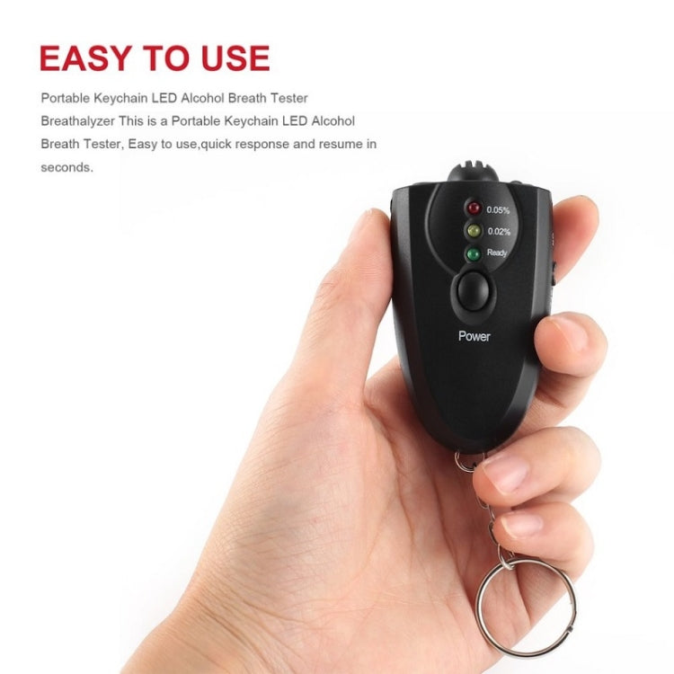 Car Portable Mini LED Air Blow Alcohol Tester(Without Battery) - In Car by buy2fix | Online Shopping UK | buy2fix