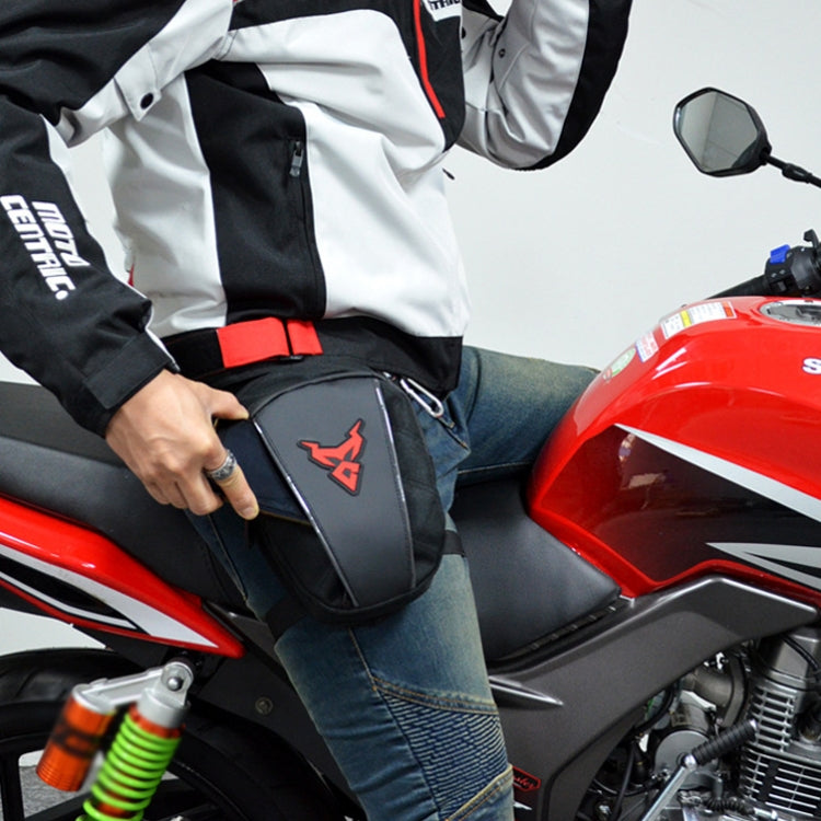 MOTOCENTRIC 11-MC-0105 Motorcycle Riding Leg Bag Waist Bag(Red) - Bags & Luggages by MOTOCENTRIC | Online Shopping UK | buy2fix