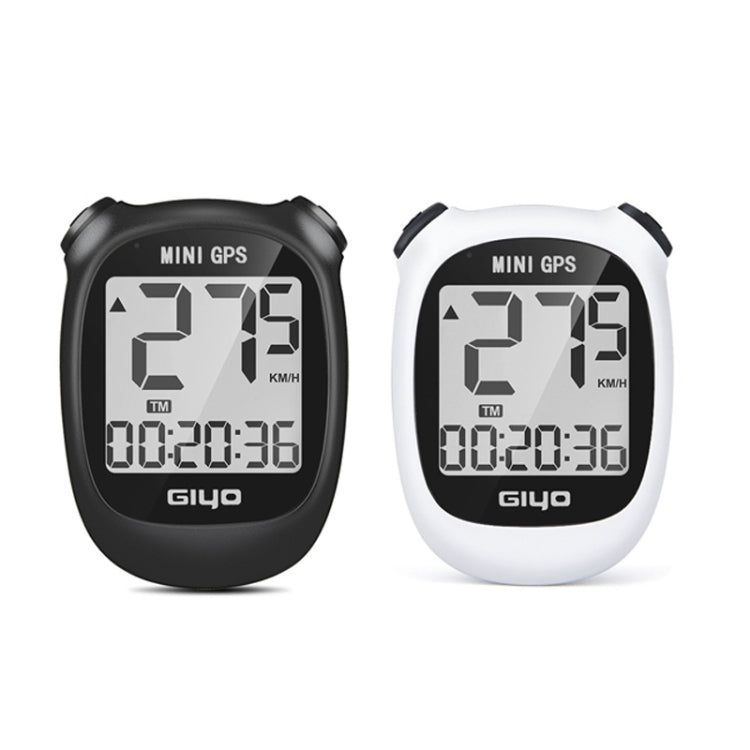 GIYO M3 LCD Display Bike GPS Cycling Computer Wireless Road Bicycle Stopwatch Velocimeter(White) - Speedometers by GIYO | Online Shopping UK | buy2fix