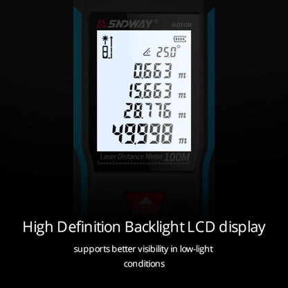 SNDWAY H-D120A Handheld Laser Rangefinder Infrared Measuring Instrument, Distance: 120m - Consumer Electronics by SNDWAY | Online Shopping UK | buy2fix