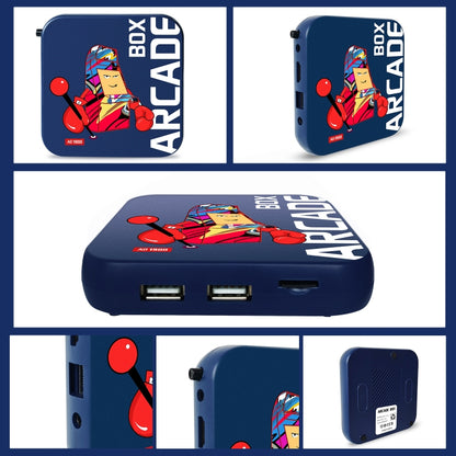 Arcade Box 256G Wireless Video Game Machine Box 4K HD Display For PS1/PSP/N64/DC, EU Plug - Pocket Console by buy2fix | Online Shopping UK | buy2fix