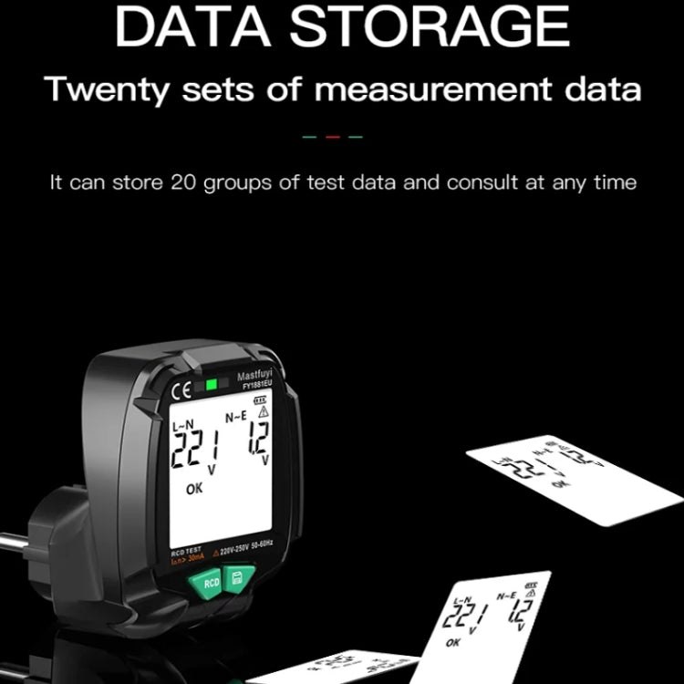 FUYI FY1881 High Precision Power Polarity Phase Socket Tester(UK Plug) - Consumer Electronics by FUYI | Online Shopping UK | buy2fix