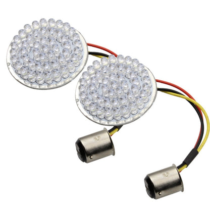 2 PCS Motorcycle LED Signal Steering Lamp For Dyna(White Light 1156 Without Lampshade) - In Car by buy2fix | Online Shopping UK | buy2fix