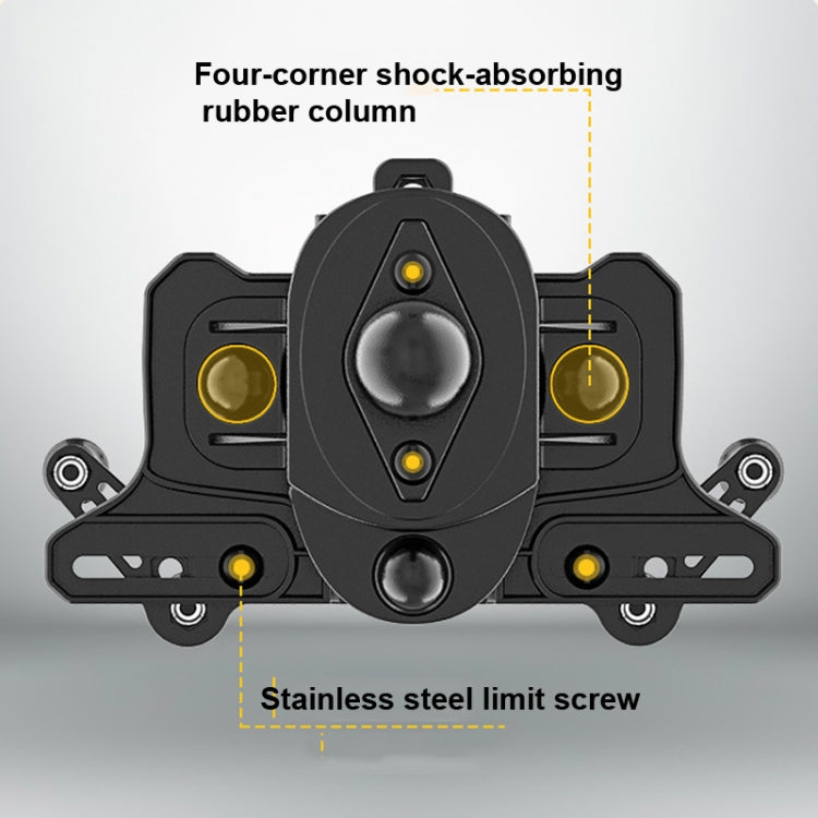 Motorcycle Bracket Crab Navigation Phone Bracket,Style： Y-type+15W Wireless Charging - In Car by buy2fix | Online Shopping UK | buy2fix