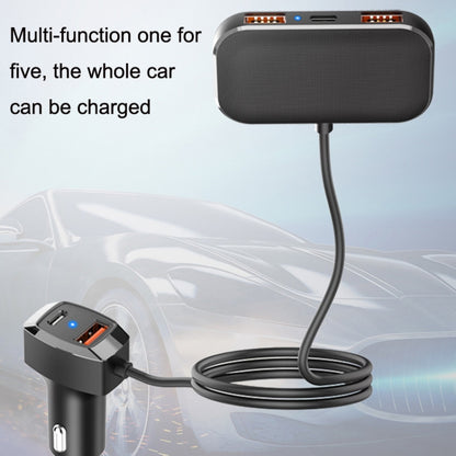 SC02M 5 In 1 Mobile Phone Fast Recharge Car Charger - In Car by buy2fix | Online Shopping UK | buy2fix