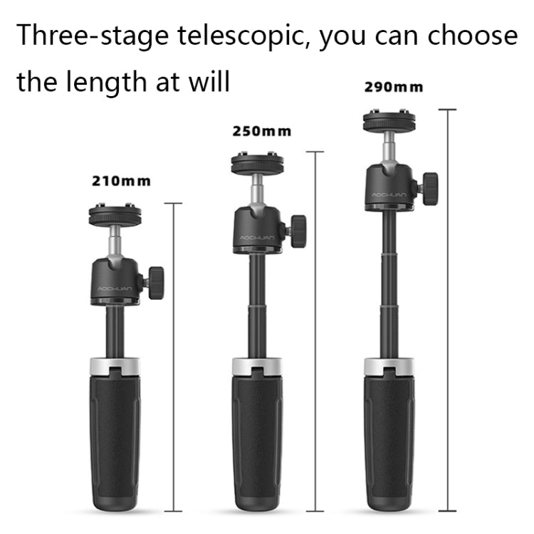 AOCHUAN MT-08 Telescopic Folding Mini Selfie Tripod - Consumer Electronics by AOCHUAN | Online Shopping UK | buy2fix