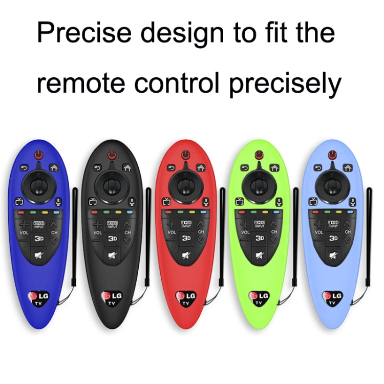 2 PCS Remote Control Dustproof Silicone Protective Cover For LG AN-MR500 Remote Control(Black) - Consumer Electronics by buy2fix | Online Shopping UK | buy2fix