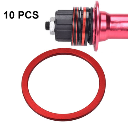 10 PCS FMFXTR Bicycle BB Middle Shaft Flying Wheel Cushion, Thickness: 2mm (Red) - Outdoor & Sports by FMFXTR | Online Shopping UK | buy2fix