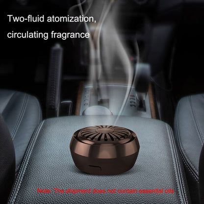 Mini Car Smart Aroma Diffuser Home Atomizing Diffuser(Black purple) - In Car by buy2fix | Online Shopping UK | buy2fix