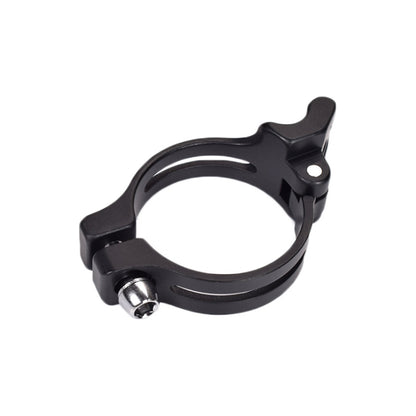 FMFXTR Bike Front Derailleur Clamp Straight Lock Turn to Clamp Converting Seat(Black 31.8mm) - Outdoor & Sports by FMFXTR | Online Shopping UK | buy2fix