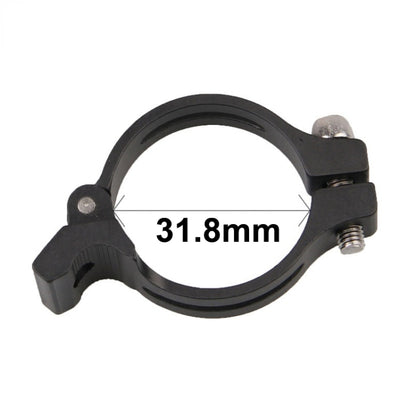 FMFXTR Bike Front Derailleur Clamp Straight Lock Turn to Clamp Converting Seat(Black 31.8mm) - Outdoor & Sports by FMFXTR | Online Shopping UK | buy2fix