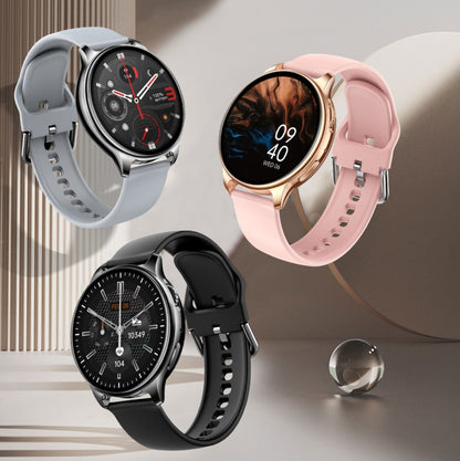 Wearkey Y22 1.32 Inch Bluetooth Calling Smart Watch with Rotary Button(Black) - Smart Wear by Wearkey | Online Shopping UK | buy2fix