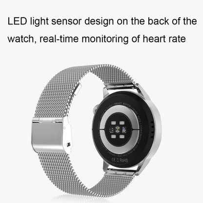 Wearkey DT4+ 1.36 Inch HD Screen Smart Call watch with NFC Function, Color: Silver Steel - Smart Wear by Wearkey | Online Shopping UK | buy2fix
