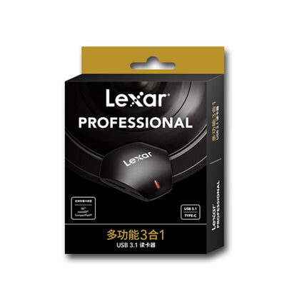 Lexar LRWR500 3 In 1 TF Card SD Card CF Card Multi-Function USB3.1 Card Reader(Black) -  by Lexar | Online Shopping UK | buy2fix