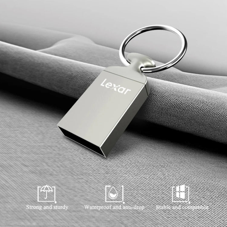 Lexar Car Portable Mini Computer System USB Flash Drive, Capacity: 32GB(Silver Gray) - USB Flash Drives by Lexar | Online Shopping UK | buy2fix