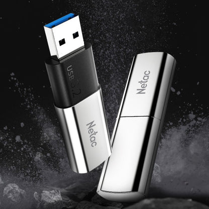 Netac US2 High-Speed Metal Capped Computer Car Mobile Solid State USB Flash Drives, Capacity: 128GB - USB Flash Drives by Netac | Online Shopping UK | buy2fix