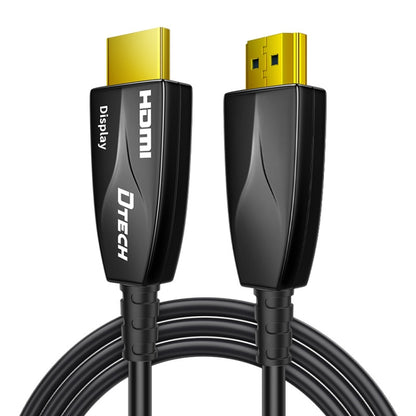 DTECH HDMI 2.0 Version Fiber Optical Line 4K 60Hz Large Screen TV Engineering Wiring, Length: 50m - Cable by DTECH | Online Shopping UK | buy2fix