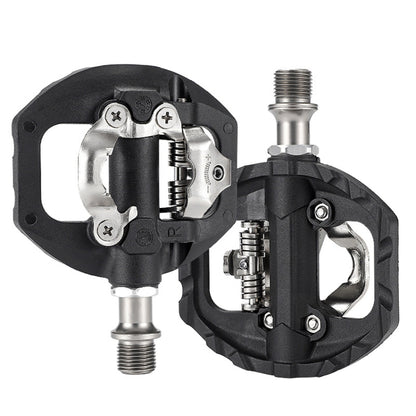 WEST BIKING Mountain Bike Aluminum Alloy Bearing Single-sided Self-locking Pedal(Black) - Pedals by WEST BIKING | Online Shopping UK | buy2fix