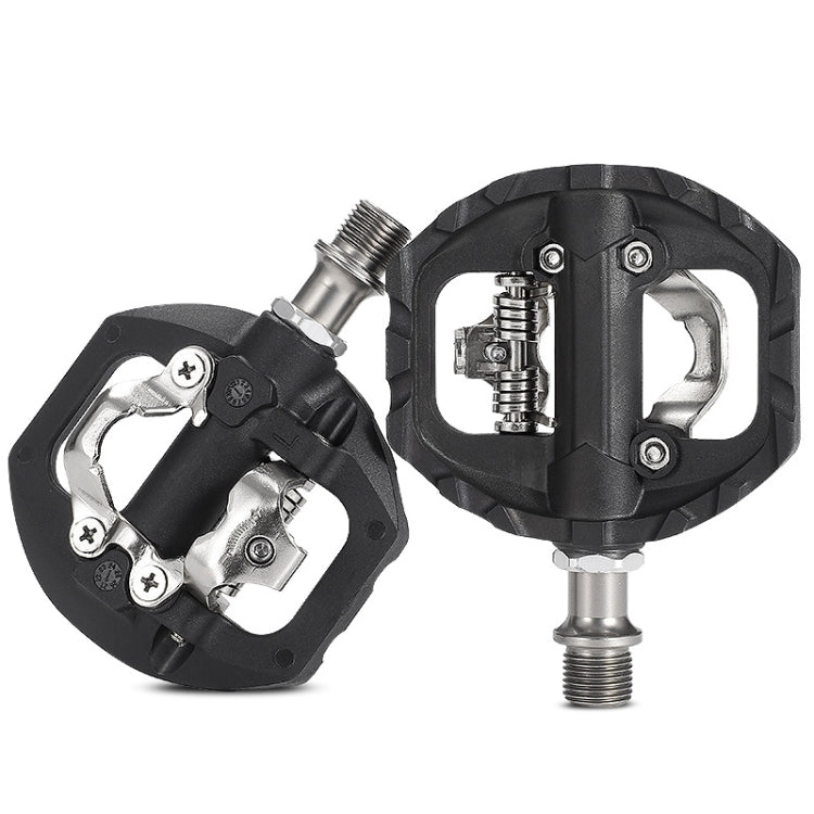 WEST BIKING Mountain Bike Aluminum Alloy Bearing Single-sided Self-locking Pedal(Black) - Pedals by WEST BIKING | Online Shopping UK | buy2fix