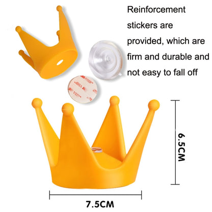 2PCS Motorcycle Crown Sucker Helmet Decoration(Light Pink) - In Car by buy2fix | Online Shopping UK | buy2fix