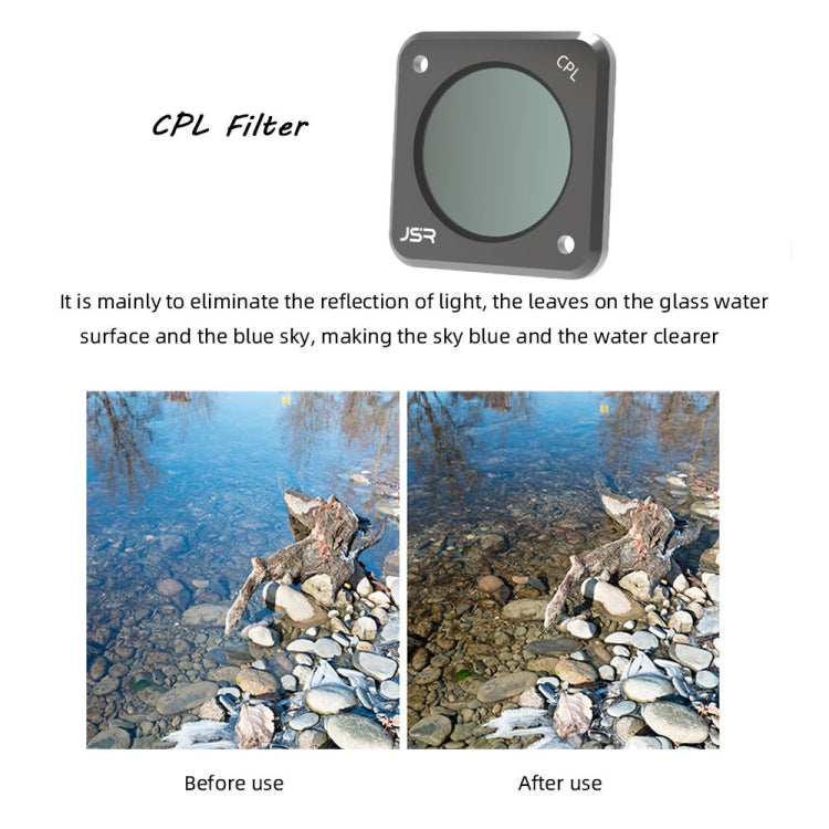 JSR  Action Camera Filters for DJI Action 2,Style: Macro 10X - DJI & GoPro Accessories by JSR | Online Shopping UK | buy2fix