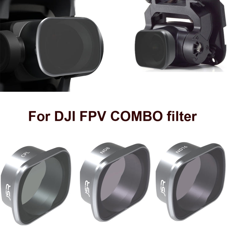 JSR Drone Filters for DJI FPV COMBO ,Model: ND8 - DJI & GoPro Accessories by JSR | Online Shopping UK | buy2fix