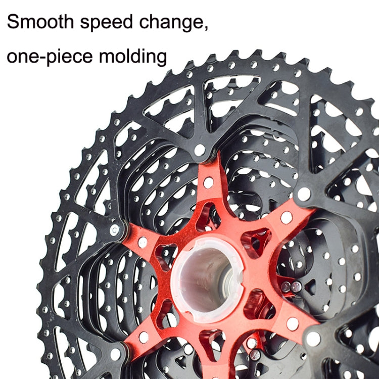 VG Sports Split Mountain Bike Lightweight Cassette Flywheel, Style: 12 Speed 50T (Black) - Outdoor & Sports by VG Sports | Online Shopping UK | buy2fix