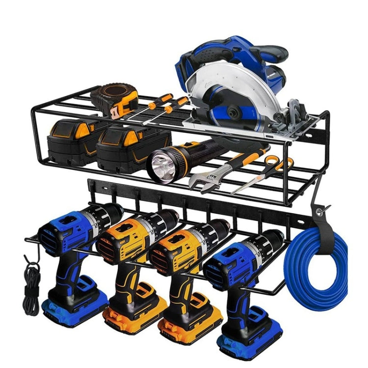 Wall Mounted Handheld Drill Tool Storage Rack, Specification: Complete set - Others by buy2fix | Online Shopping UK | buy2fix
