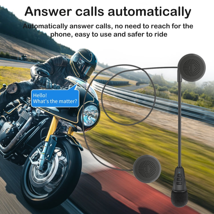 M8 Motorcycle Helmet Bluetooth Headphones Hidden Wireless Header Wheat Caller Automatic Answer - Consumer Electronics by buy2fix | Online Shopping UK | buy2fix