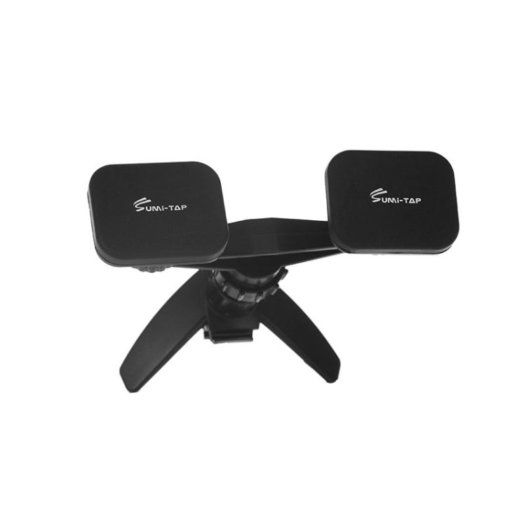 SUMITAP STH-S44Y Car Mobile Phone Double Head Magnetic Stand(Black) - In Car by SUMITAP | Online Shopping UK | buy2fix