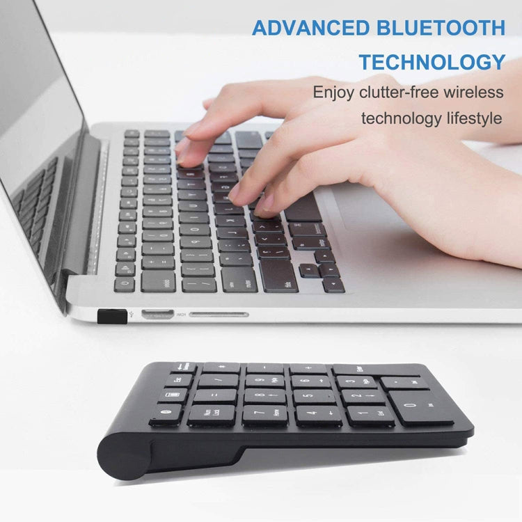 BT304 22 Keys Laptop Mini Wireless Keyboard, Spec: Bluetooth (Gray) - Wireless Keyboard by buy2fix | Online Shopping UK | buy2fix