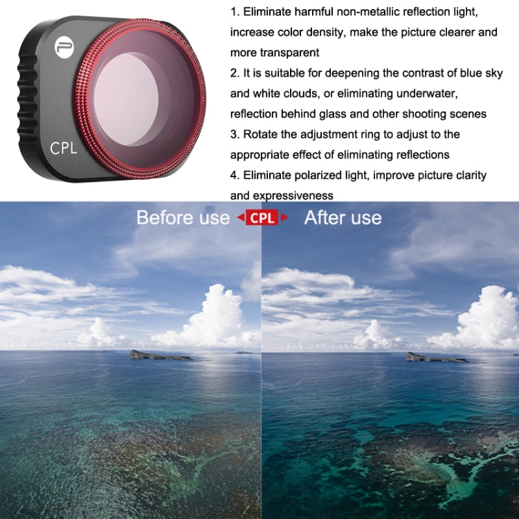 CPL PGYTECH Filter Protecting Lens And Sensor For DJI Mini 3 Pro - DJI & GoPro Accessories by PGYTECH | Online Shopping UK | buy2fix